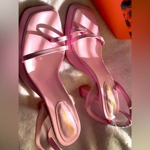 Kaliah Pink Heel (wide fit)